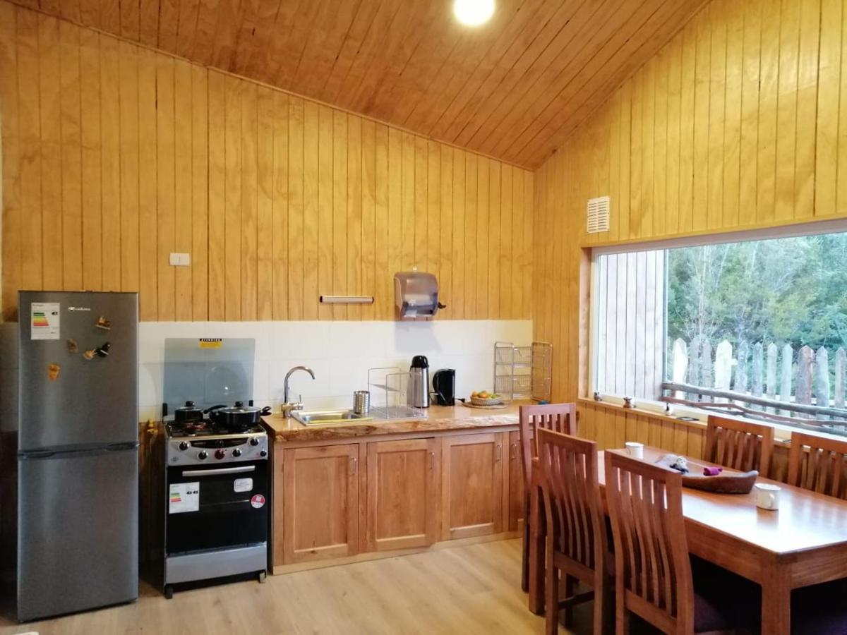 הוילה צ'ונצ'י Cabanas Refugio Huillinco מראה חיצוני תמונה